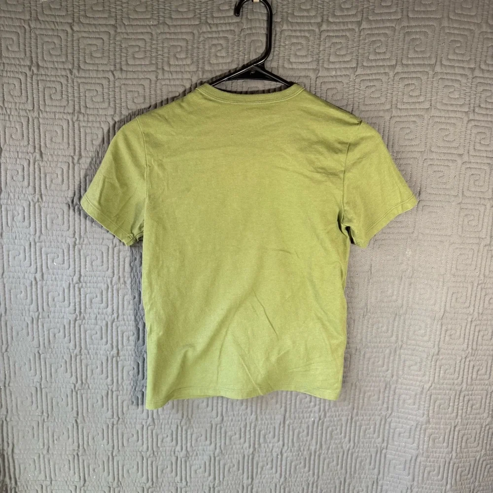 Children's Place T-Shirt Boys Size Medium 7/8 Green Dinosaur Bones